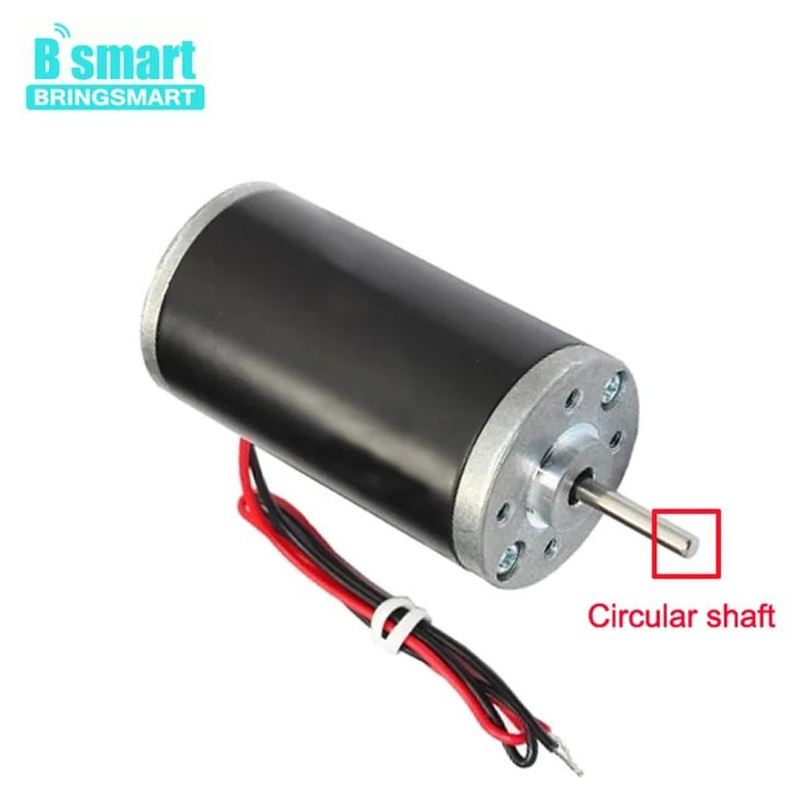 31ZY Permanent Magnet DC Motor – 6V/12V/24V Options, 3500-8000RPM, CW/CCW Rotation, High-Speed DIY Generator Motor With Pure Copper Coils