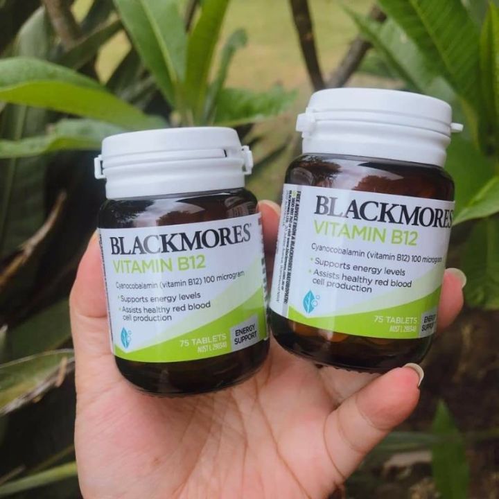 ฺฺExp.7/27 Blackmores vitamin b12 (100mcg) support energy วิตามินบี12 ...