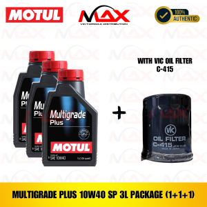 MOTUL H-TECH 100 PLUS 6100 SYN-CLEAN 6100 SAVE-NERGY MULTIGRADE PLUS W/ VIC C-415 BUNDLE FOR LANCER XPANDER MIRAGE