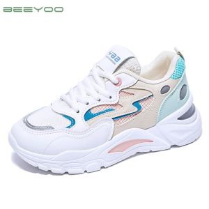 Beeyoo Sepatu Sneakers Olahraga Wanita Sepatu Lari Fashion  Sepatu Casual Running Shoes Sepatu Sneakers Tali WD110