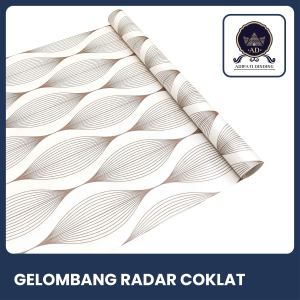 Adipatidinding - Wallpaper Dinding Motif Gelombang Radar Coklat Ukuran 45 Cm x 10 Meter Wallpaper Stiker Dinding Motif Gelombang Radar Coklat Wallstiker Motif Gelombang Radar Coklat Dekorasi Dinding Dekorasi Rumah Dekorasi Ruang Tamu Dekorasi Kamar Tidur