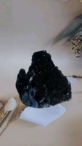 KRISTAL SG: Exotic Colour Crystal Black Gold Forest. 彩晶奇石黑金森林