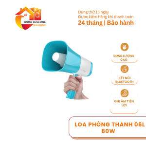 Loa phóng thanh 06L 80W Bluetooth cầm tay loa trợ giảng ghi âm âm thanh lớn hỗ trợ USB thẻ nhớ