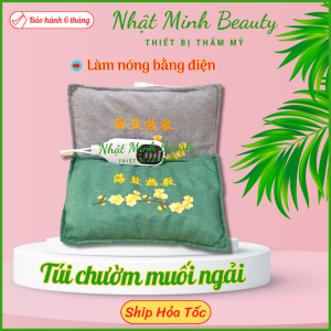 Túi chườm muối ngải điện | Túi chườm thảo dược làm nóng bằng điện | Gối chườm ngải thảo dược