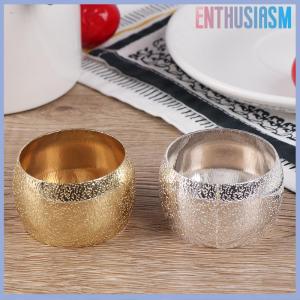 【Enthusiasm】🌟🌟【Hot Sale】🎈 Napkin Rings Wedding Party Hotel Serviette Buckle Napkin Holder Table Decor