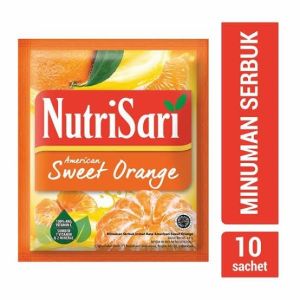 NutriSari American Sweet Orange Jeruk Peras Florida Renteng isi 10 Sachet