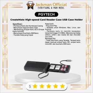 PGYTECH CreateMate High-speed Card Reader Case USB Case Holder