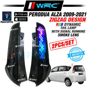 Perodua Alza 2009 - 2021 Zigzag Design RGB Dynamic Tail Lamp With Signal Running