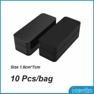 R.E. เทปตีนตุ๊กแกมีกาวในตัว แบบ ขน+หนาม และ มีกาวด้านนอก ติดผ้าม่าน ติดหน้าต่าง 10Pcs/แพ็ค Nylon Buckle