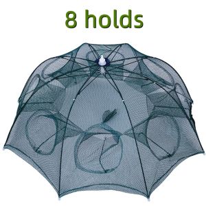 Fishing Net Portable Nylon Shrimp Cage Fish Trap Net Fish Shrimp Crab Trap Catch Fish BuBu Payung Ikan Udang