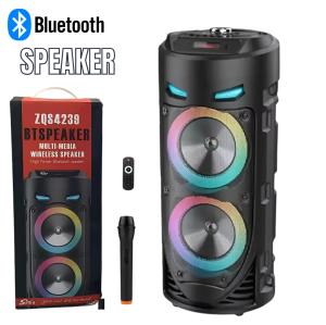 ZQS-4239 Bluetooth Penceramah Bass KTV Karaoke Speaker RGB  Speaker LED Light Speakers With Mic Microphone Wireless LCD  For TV Set