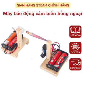 Máy Báo Động Bằng Cảm Biến Hồng Ngoại Laser Tự Làm Mô Hình Lắp Ráp Giáo Dục Stem