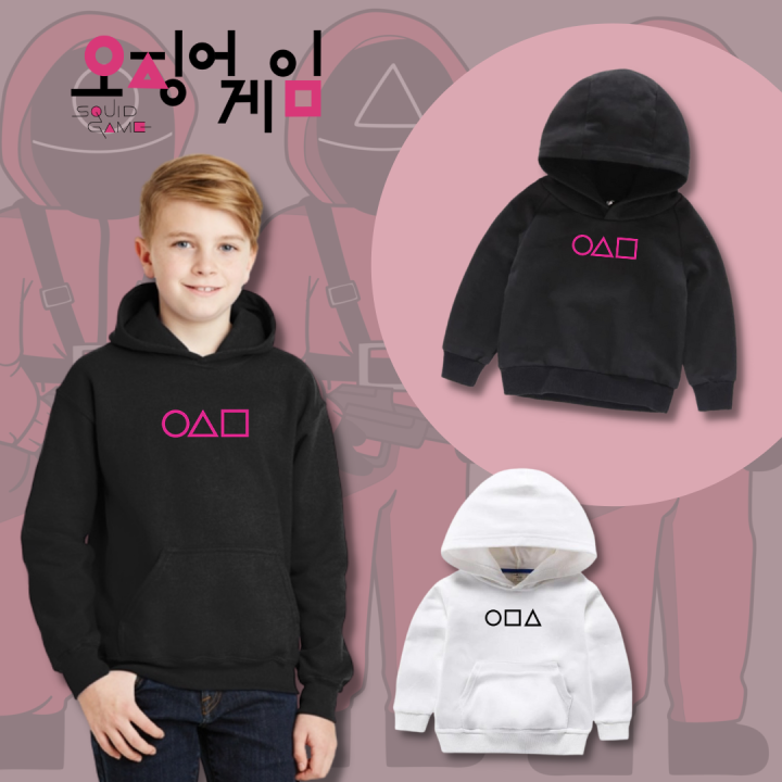 Squid Game Hoodie Jacket for Kids (1-12 Years Old) Pull Over