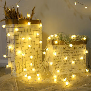 Rose String Lights Warm White LED Fairy Light with Rose Flower Battery Powered Decorative Light for Home Bedroom Party Wedding Christmas Decor