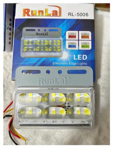 Đèn Sườn LED 6D RunLai 5006 - 55 bóng DC 12V/ 24V Siêu Sáng Kháng nước Dùng cho các loại xe tải Hàng chính hiệu 100%