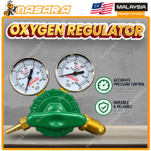 Nasara Oxygen Acetylene Gas Regulator Pressure Reducer Gauge Reducing Valve for Welding Pengawal Tekanan Gas