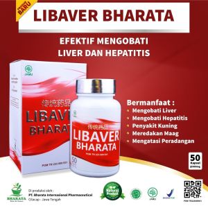 LIBAVER BHARATA ASLI Obat Herbal Atasi Liver Hepatitis & Kanker Hati Original Asli Resmi BPOM