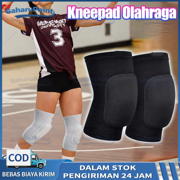 Knee Kneepad Deker Pelindung Lutut Sepasang Futsal Bola Vollyball Kiper/Knee Support Knee Pad Pelindung Lutut Dekker Deker Futsal/Knee Kneepad Deker Decker Busa Sepasang Pelindung Lutut Dengkul Kiper Futsal Bola Volly