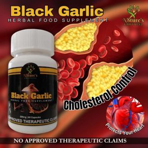 Black Garlic Capsule for Hypertension / HighBlood /  / Cholesterol / BP / Organic food