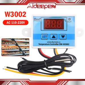 Original Aideepen 220V 10A Digital LED Temperature Thermostat Controller Switch Probe thermostat for egg incubator 220v bundle Thermostat Control Switch Thermoregulator Aquarium Incubator Water Heater Temp Regulator