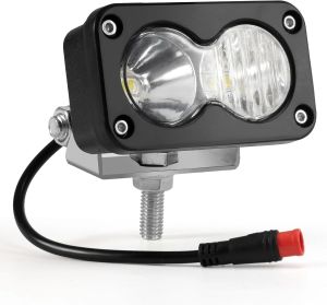 Headlight Kit 20W 6000-6500K Led Light Bar Compatible Fit for Rad Power Vamoose Mammoth Bikes 2-Pin Dual Beam E Bike Front Light