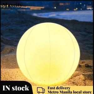 Outdoor LED Garden Ball Remote Control Swimming Pool Luminous Inflatable Balloon LED Glowing Inflatable Beach Balloon Beach Wedding Party Decoration