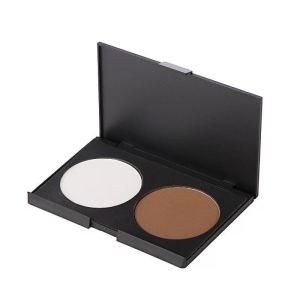 VERONNI 2-Tone Highlighter & Contour Palette - Silky Powder for 3D Sculpting All-in-One Kit for V-Shape Face Highlight & Shadow Combo