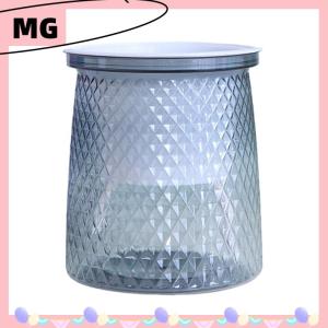 【Magical House】[ New Hot Fashion] Double-layer Self Watering Plant Pot Transparent Plastic Flower Vase Automatic Lazy Potted Flower Pot Hydroponic Flowerpot Decor
