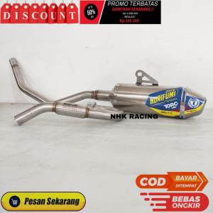 KNALPOT RACING NORIFUMI TORC PNP UNTUK WR 155 CRF 150 KLX 150 BF S L G KLX DTRACKER SE 150