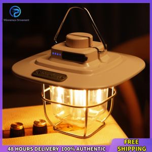 Winnereco LED Lantern for Camping and Hiking - Rechargeable Portable Light for Emergency Situations - Durable and Waterproof with Long Battery Life