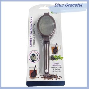 Ditur Cà phê viên nang bột lọc muỗng trà Infuser tái sử dụng lỏng lá Lọc Túi