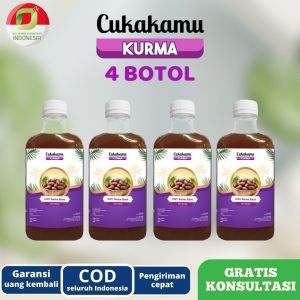 CUKAKAMU KURMA Essence - Suplemen Herbal untuk Kecantikan & Kesehatan Minyak & Tamarind Multi-Pak 4 Botol