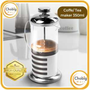 CHOBIG Teko Poci Pitcher French Press Coffee Tea Maker Pot 350ml 1000ml