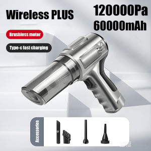 ⚡1 second dust-free⚡4 in 1 car vacuum cleaner handheld vacuum small vacuum cleaner durable 50 years No noise Vacuuming/blowing/inflation/extraction Type-c Fast Charge cordless mini portable vacuum cleaner hand held cordless vacuum cleaner