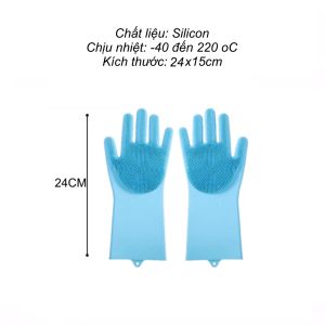 Găng tay silicon tắm chải lông cho chó mèo thú cưng - Đen Ta pet shop