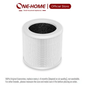 ONEHOME Air Purifier Portable Mini Air Purifiers with Hepa13 Filter CADR 300m³/h for Desk Allergies Smoke Harmful Gas Pet Dander Hair | Dust & Pollen Filtration Air Purifier Filters for Office Living Room Dormitory Bedroom