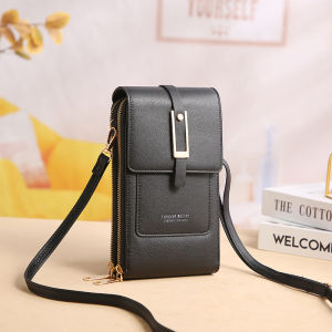 Tas HP Wanita Dompet Wanita Dompet HP Transparant Dompet Touch Screen Tas Selempang HP Bahan Kulit PU Premium Tas Viral 2022 Dompet Korea Murah Dompet Import Cewek Kekinian