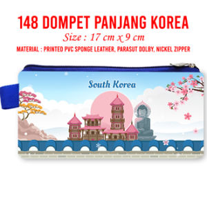 South Korea Dompet Landmark Souvenir Suvenir Oleh Oleh Mini Wallet Negara Dompet Panjang Pouch Mouse Pad Korea Selatan