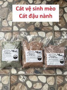 Vcat 3L Cát đậu nành Tofu hữu cơ cho mèo XẢ TRỰC TIẾP TRONG NƯỚC cát vệ sinh mèo
