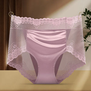 Light and comfortable panties without marks High Waisted Shaping Lace Panties