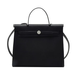 Korean-style casual large-capacity color-block canvas tote bag womens handbag small shoulder bag crossbody bag trendy and lightweight