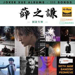 [111首] USB Pendrive Music 音乐USB 薛之谦国语专辑 mp3 超高音质 16gb 流畅播放 Joker Xue Songs 车载音乐