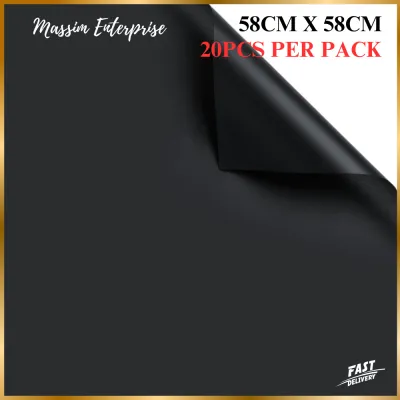 20pcs monochrome matte korean plain paper wrapping paper 单色雾面韩素纸包花纸