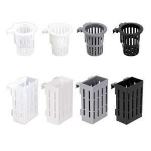 2PCS Aquariums Plant Holder for Various Fish Tanks Aquariums Hydroponic Planter Basket Pot Fishtanks Habitat Supply