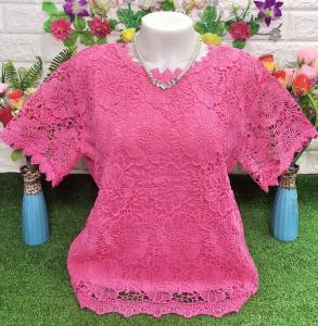 เสื้อลูกไม้ทั้งตัวอก36-42นิ้วใส่ได้งานฟรีไชส์มีชับในตัวค่ะ