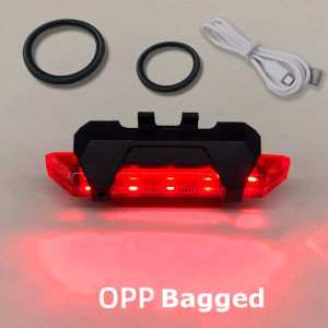 TOSEEK Bike Lights for Night Riding USB Rechargeable LED Waterproof IPX5 Bicycle Lights Front and Rear Taillight Set with Super Bright 4/6 Modes Options