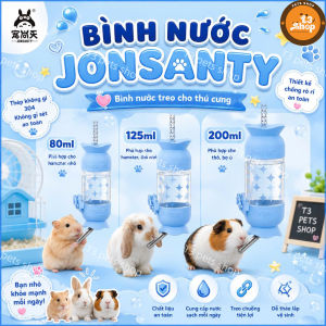 Bình nước kẹo ngọt Jonsanty dành cho hamster nhím thỏ bọ - T3 PETS SHOP