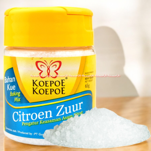 Koepoe Koepoe 65gr Citroen Zuur Pengatur Keasaman Asam Sitrat Bahan Kue Baking Mix Koepoekoepoe Kupu Kupu Citrun Zur
