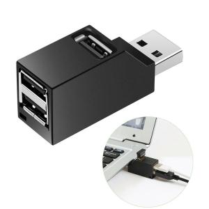 Cục chia 3 cổng USB 2.0 đa năng cao cấp thích hợp cho máy tính / laptop / Macbook