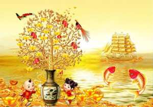 Tranh gạch 3d phong thủy - KCDV443